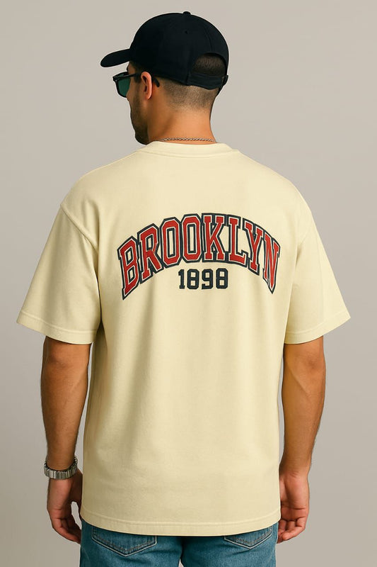 Cream Brooklyn T-SHIRT